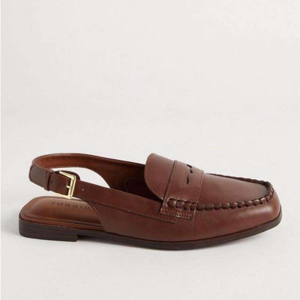 NEW Torrid Cognac Slingback Loafer - Picture 6 of 10